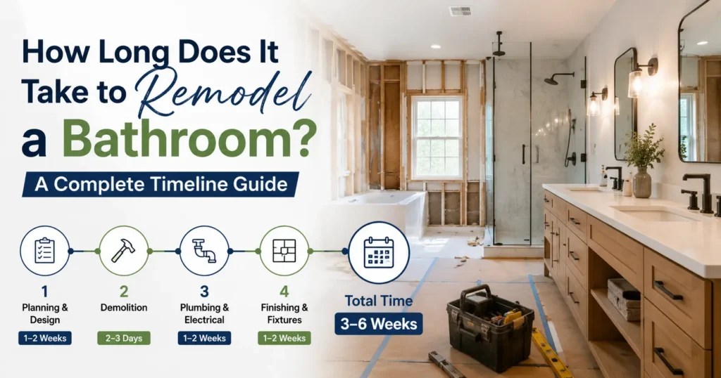 how long does it take to remodel a bathroom