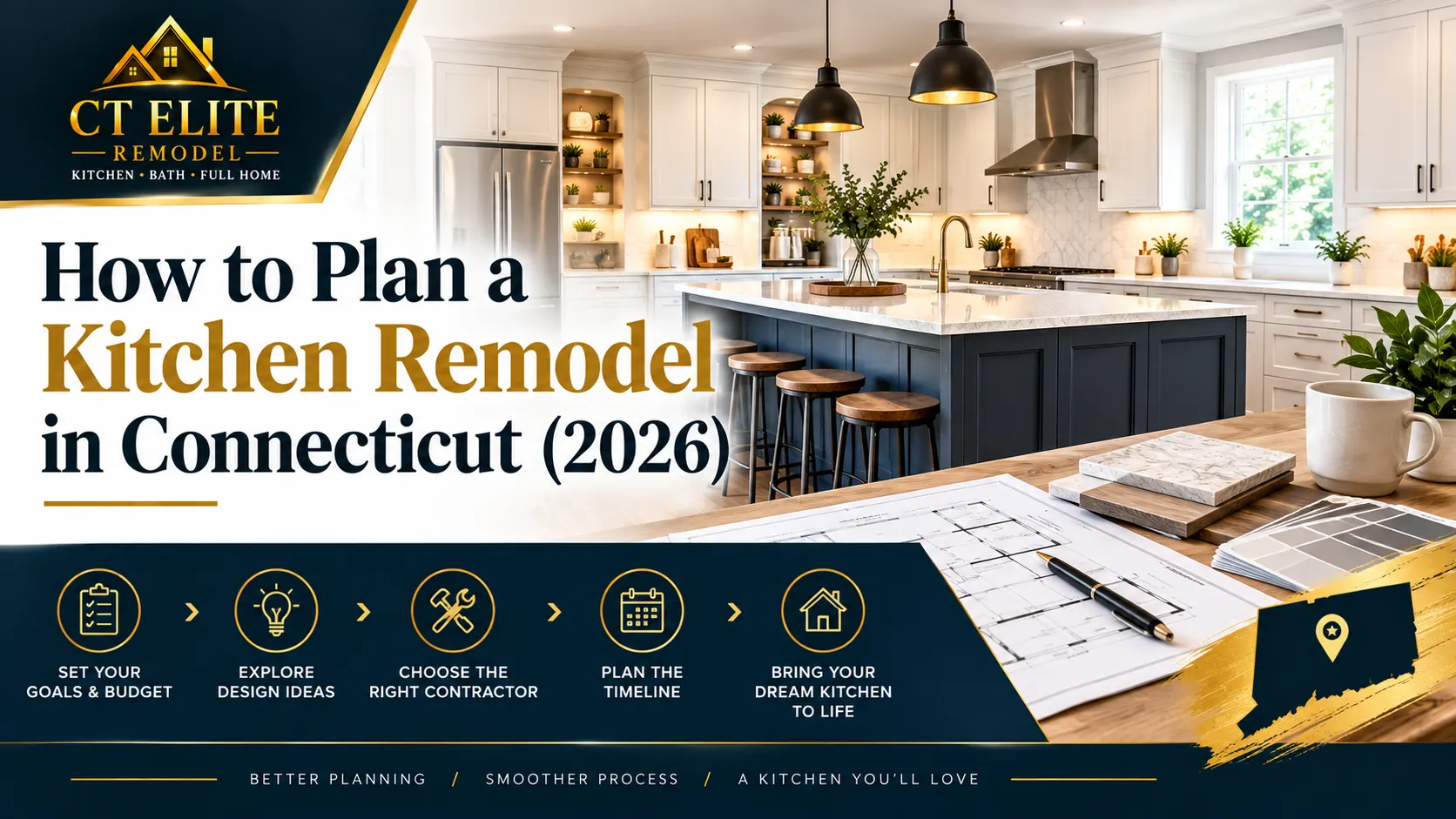 How to Plan a Kitchen Remodel in Connecticut (2026)