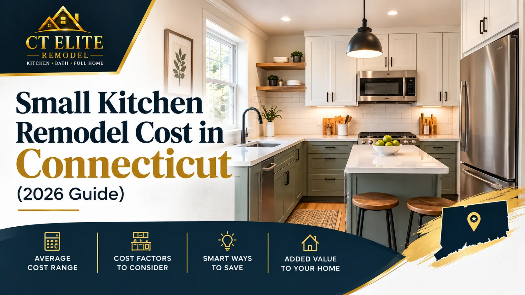 Small Kitchen Remodel Cost in Connecticut (2026 Guide)