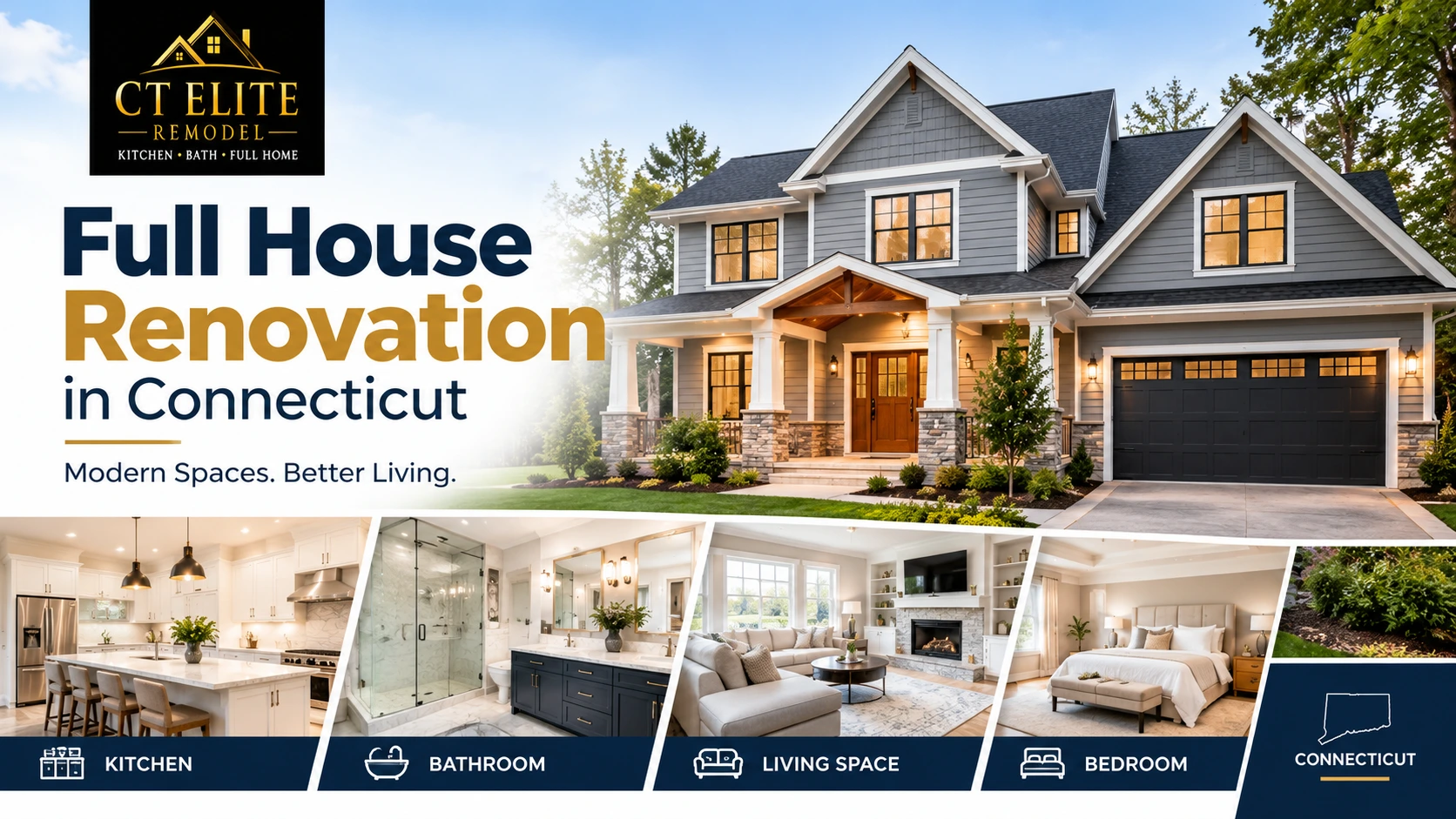Full House Renovation in Connecticut