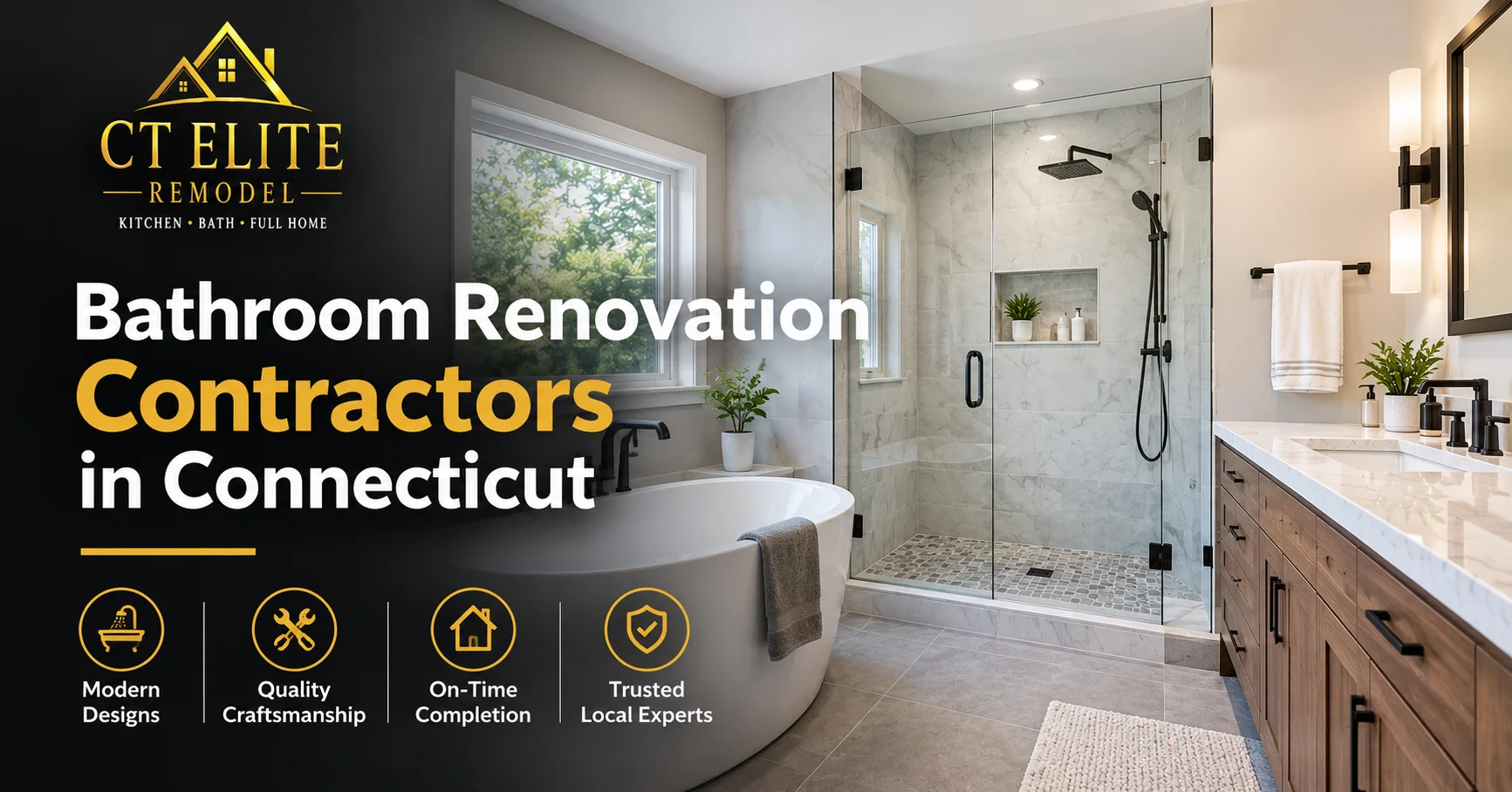 Luxury Bathroom Renovation in Connecticut